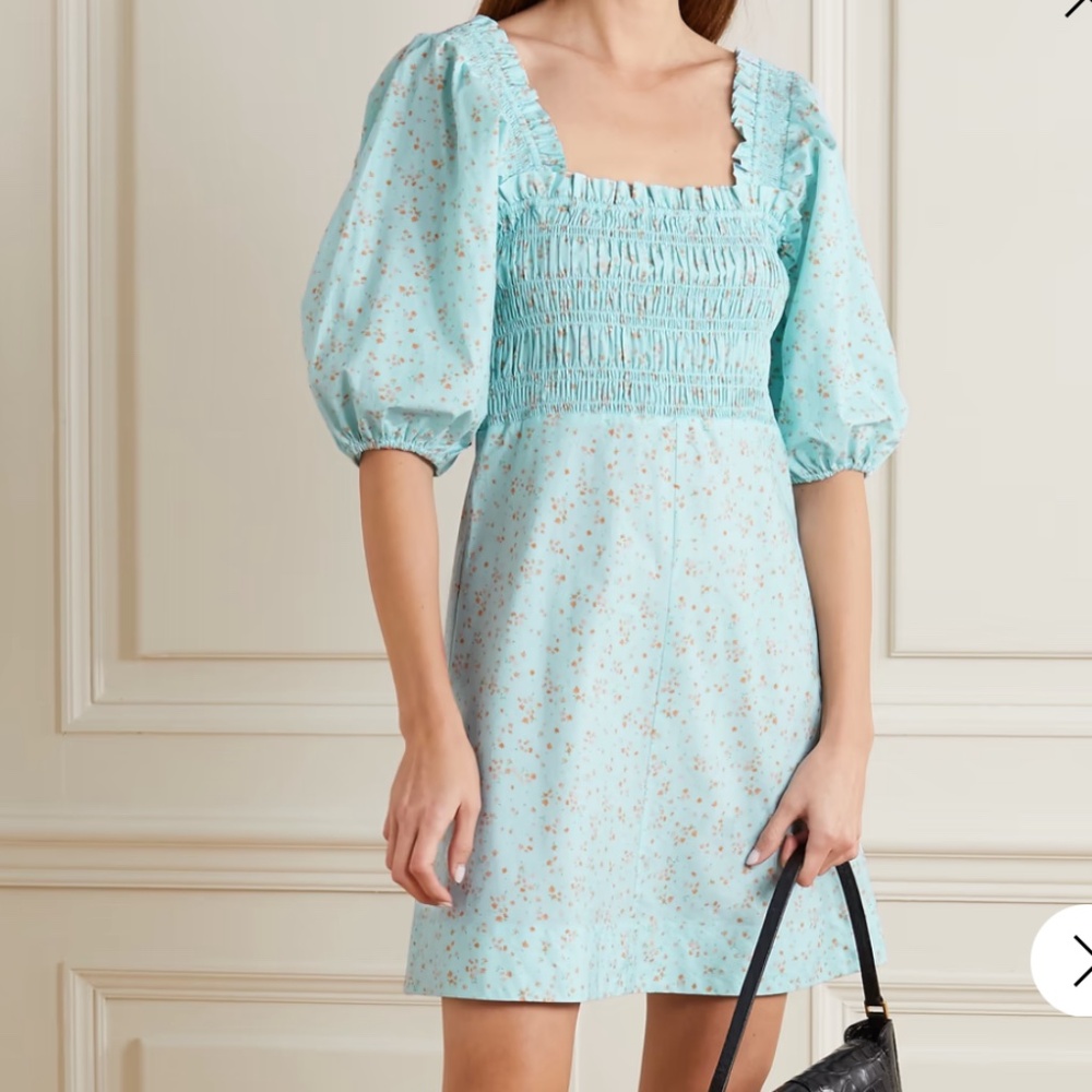 Ganni floral print dress